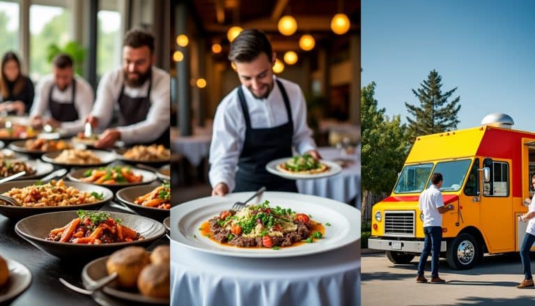Buffet, service à l'assiette ou food-truck : ce que chaque formule impose