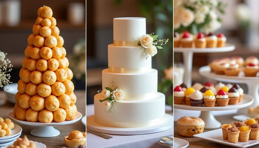 Pièce montée, wedding cake ou dessert de buffet : ce qui change