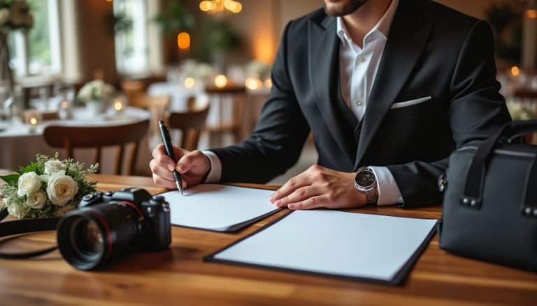 Photographe de réception : lire un devis et un contrat